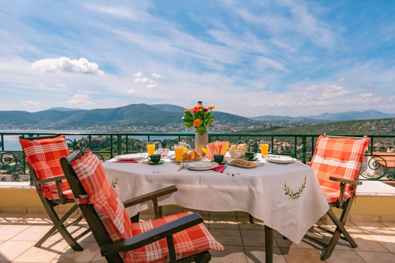 Georgia'S Holiday Apartment With Amazing Sea View Porto Rafti Exterior photo